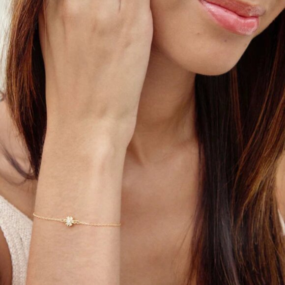 Bryan Anthonys - Bloom Dainty Bracelet - Silver - Picture 4 of 5